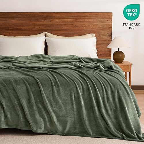 Miniatura 6 de PHF - Cobija de vellón ultrasuave individual, sin desprendimiento, sin bolitas, acogedora cobija ligera de 8.85 ozyd para cama, sofá, silla, para