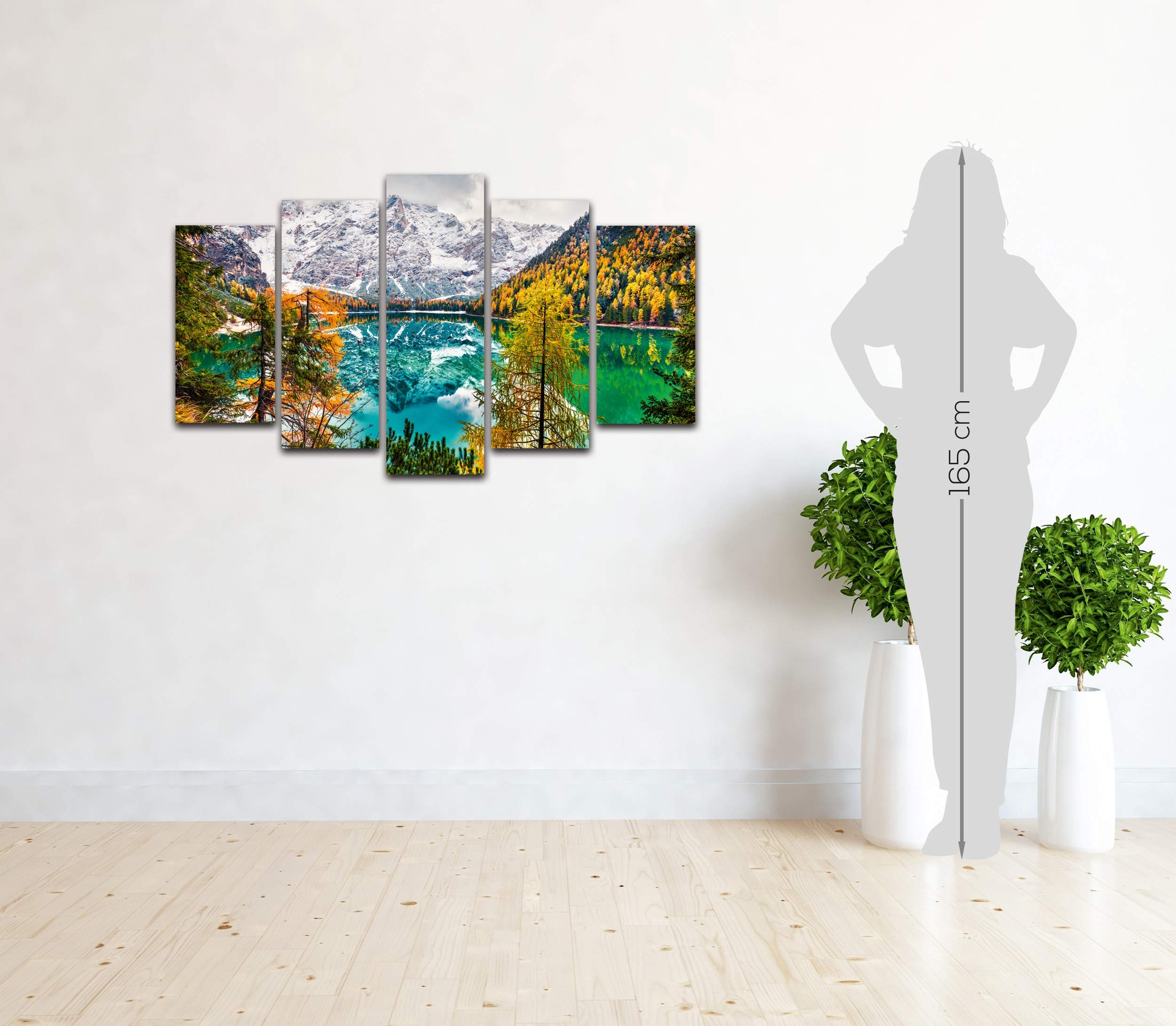 Homemania Picture, Pine Wood, Polyester, Multicoloured, 20 x 60 x 3 cm, 2 Units