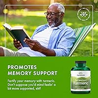 Vista 6 de Cápsulas Swanson Premium Brand de raíz de cúrcuma pulverizada, 720 mg, 1