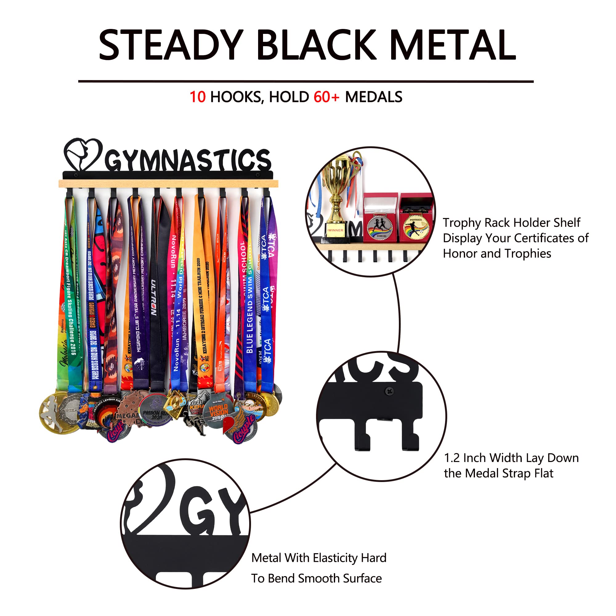 Support Medaille Goutoports Medal Hanger Display Trophy Shelf - Sports ...