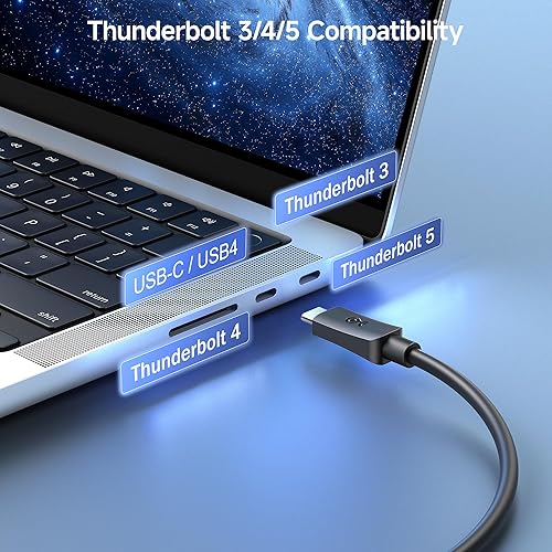 Miniatura 6 de Cable Matters Cable de monitor USB C a USB C de 6 pies  5.9ft con resolución de video 4K 60Hz, entrega de energía de 100 W y transferencia de datos