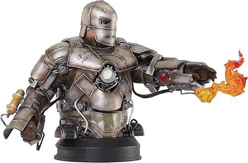Miniatura 2 de Marvel Iron Man Mark I (versión cinematográfica) busto a escala 16