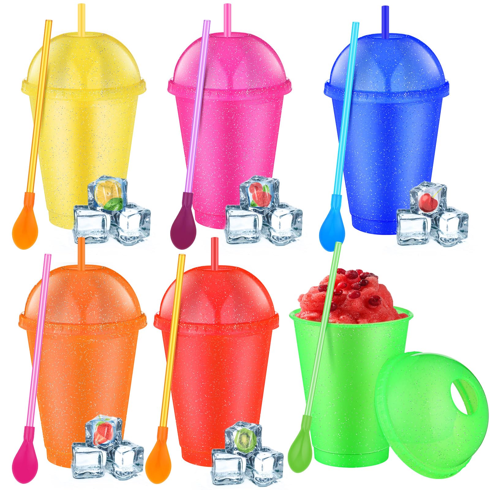 Ninehaoou 6 Set Slushie Cups - tableware | Mubboo