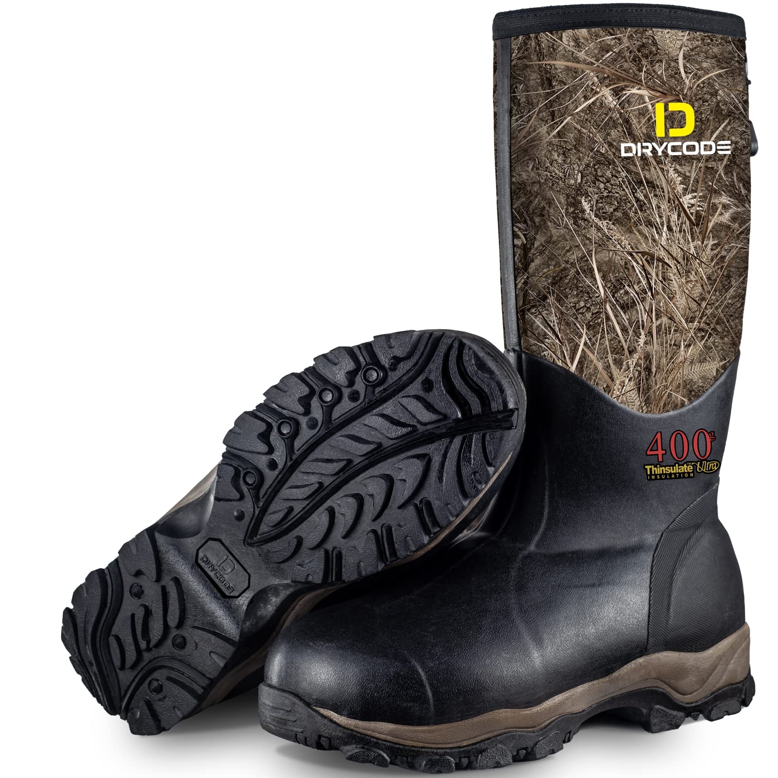 Photo 1 of DRYCODE Hunting Boots for Men and Women,11 Women/10 Men Real Reed Camo