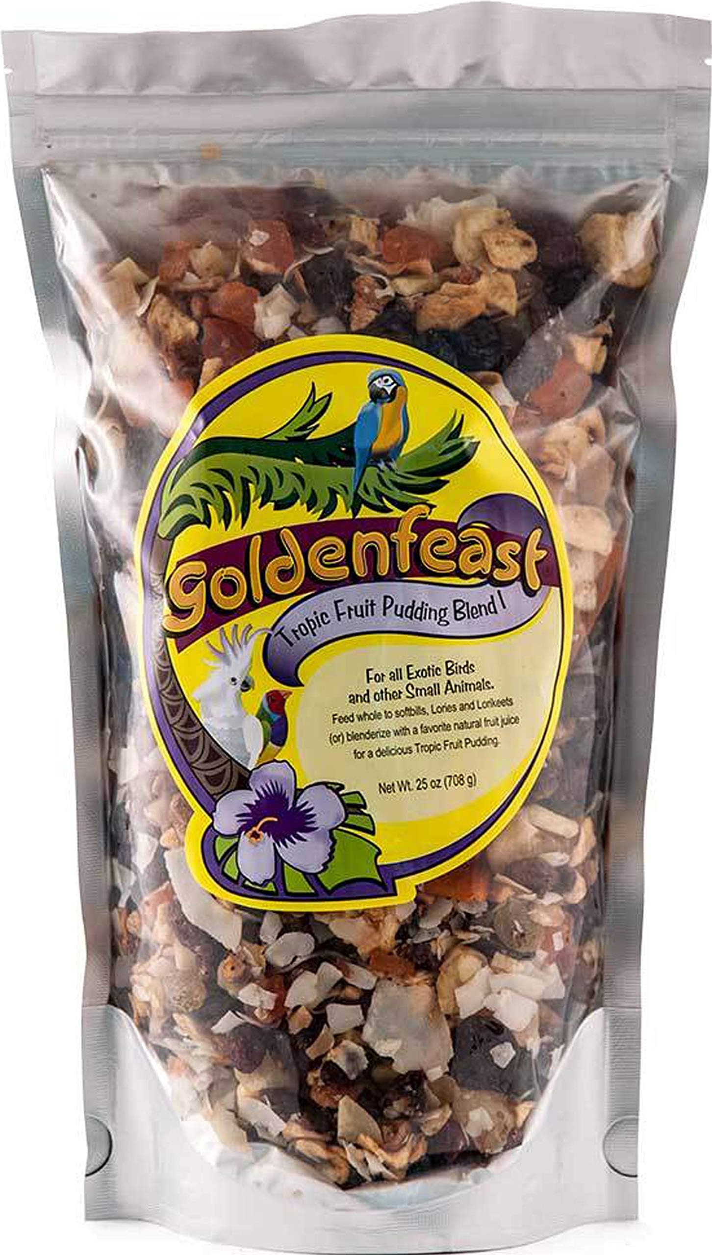 Goldenfeast Tropic Fruit Pudding Blend 25oz Bird Food