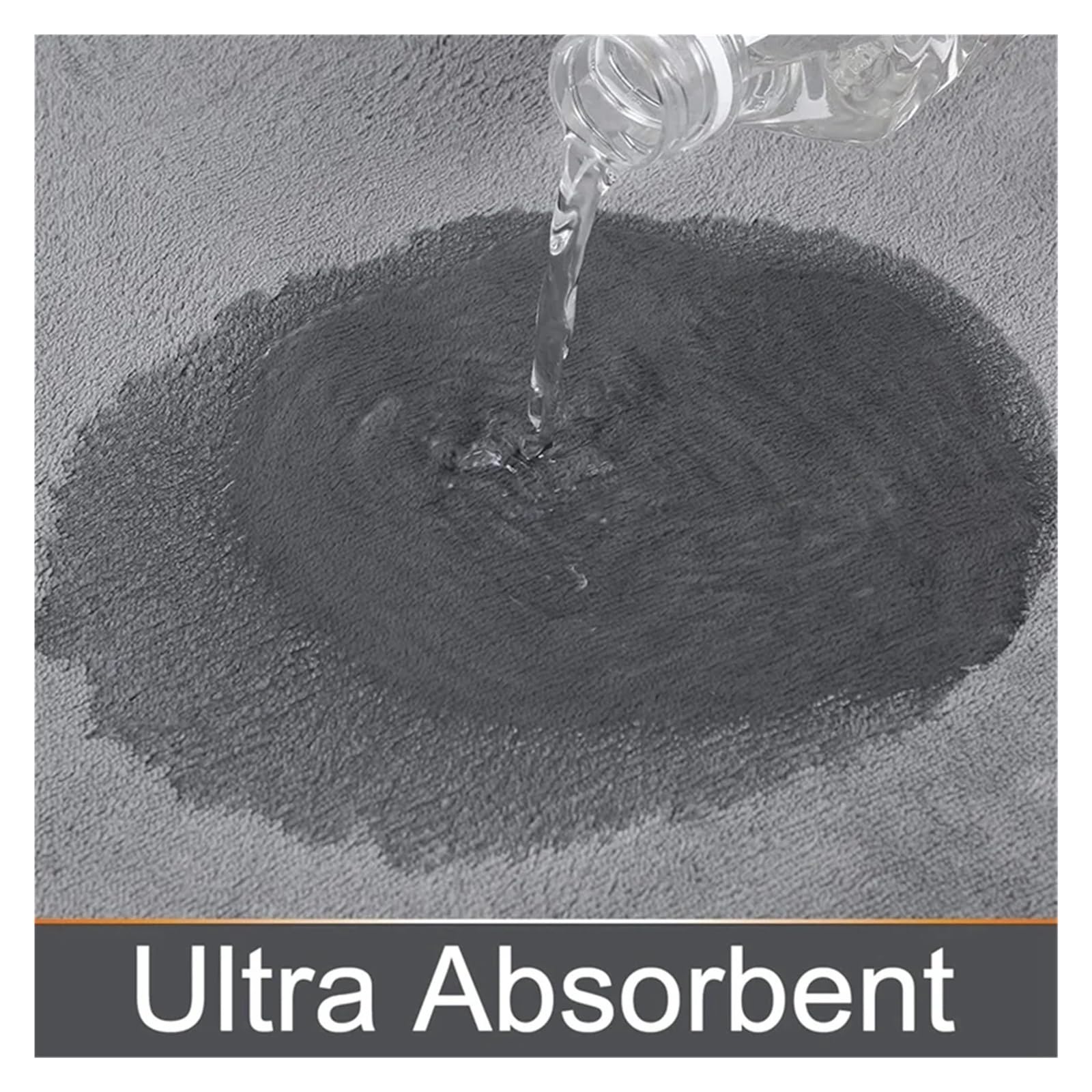 Tapis de salle de bain antidérapant en mousse à mémoire de forme, super absorbant et lavable, pour salon et chambre à coucher, tapis doux pour décoration de douche