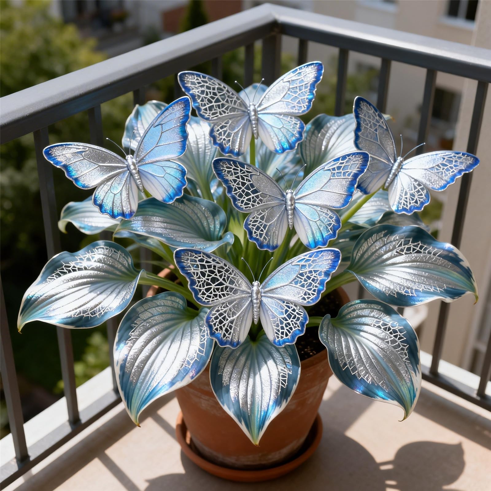 Perennial&Butterfly Flower&Rare Hosta Bulbs Mix for Planting Now UK/Potted Viewing/Excellent Display,Strong Plants that Grow Well/Hostas rhizomes/-4bulbs-F