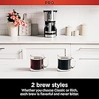 Vista 3 de Ninja 14 Cup , Programmable Coffee Maker XL Pro with Permanent Filter, 2 Brew Styles Classic & Rich, 4 Programs Small Batch, Delay Brew, Freshness