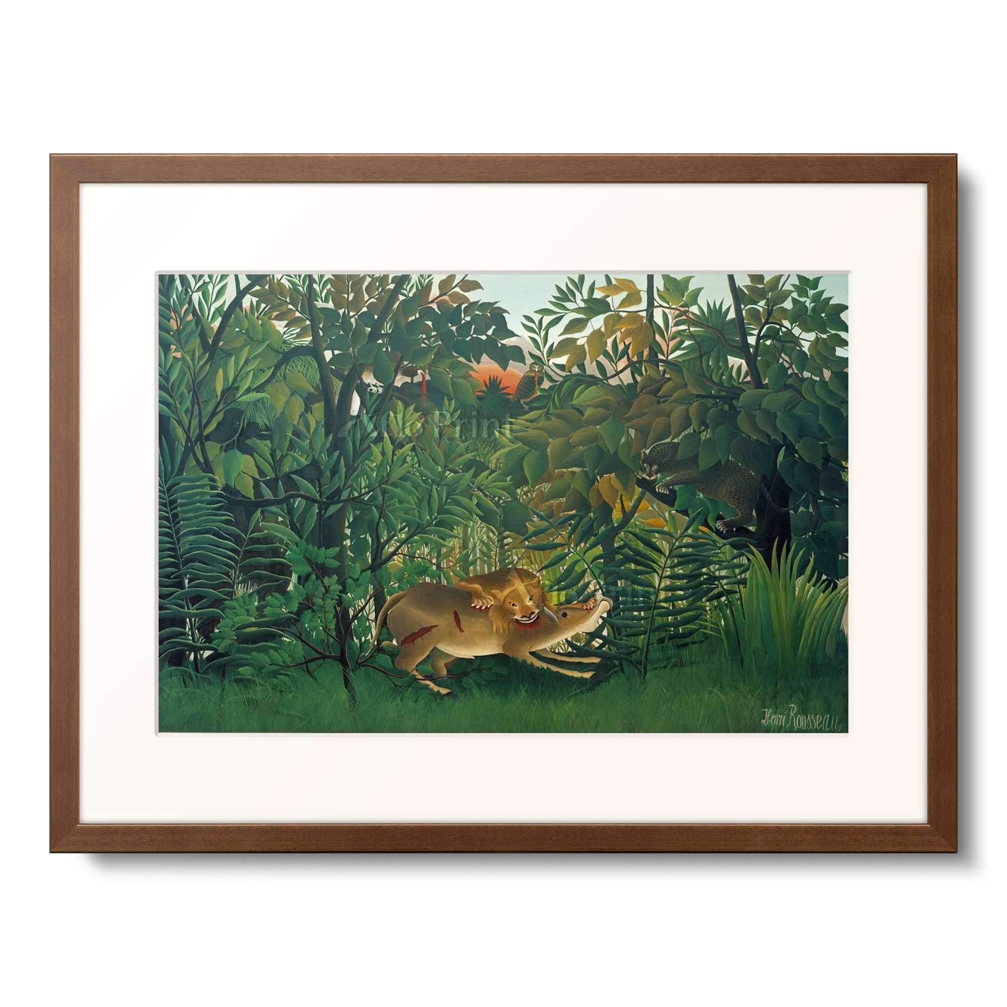 Amazon｜アンリ・ルソー Henri Julien Félix Rousseau 「飢えた