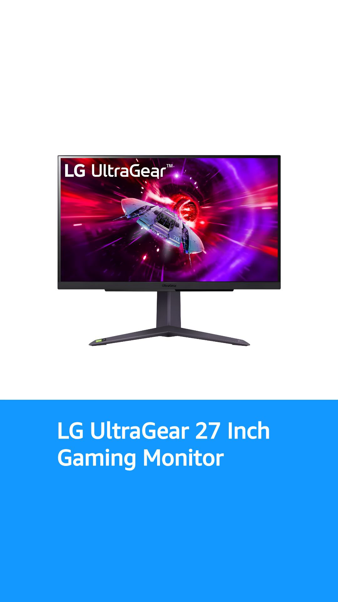 LG Electronics 27GR75Q-B UltraGear Gaming Monitor 68.5 cm (27 inch