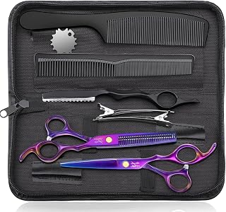 e Anzeige – JASON Friseurscheren Profi - Haarschneideschere&Effilierschere 6.5" Haarschere Friseurschere für Fri...