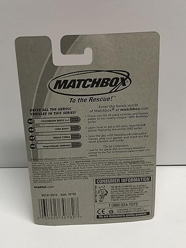 Miniatura 3 de 2001 Matchbox #45 VOLKSWAGEN BEETLE 4X4 1/64 scale die-cast
