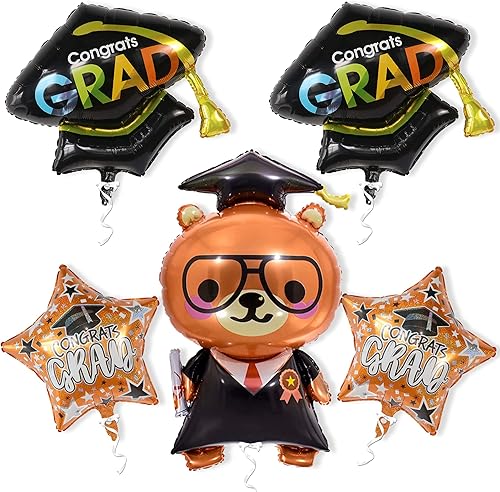 KatchOn, Globos gigantes de graduación de jardín de infantes de 36 pulgadas, globos de graduación preescolar, decoraciones de gorra de graduación,