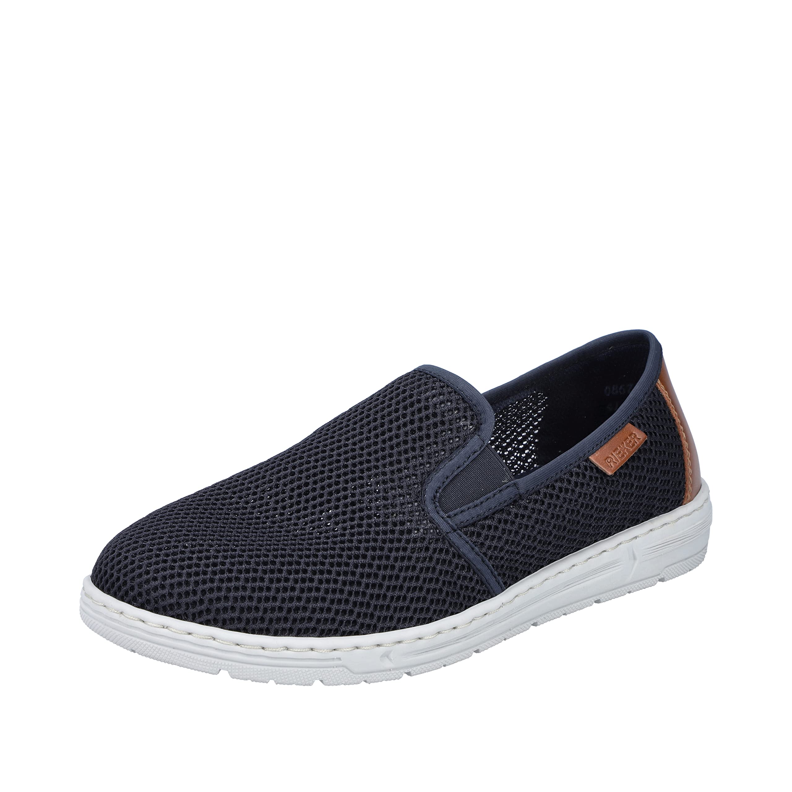 Rieker B4554 Slipper voor heren, blauw, 46 EU