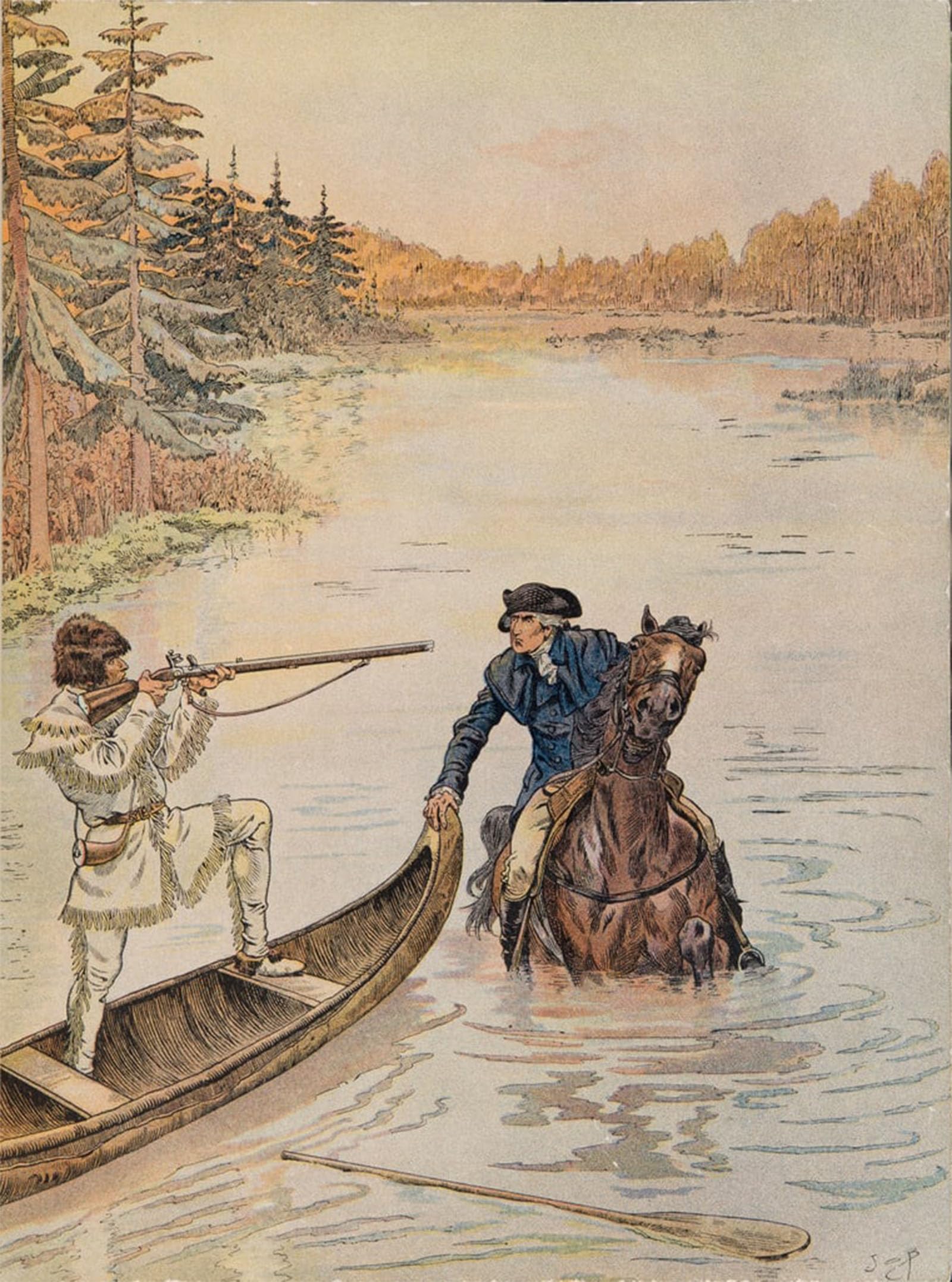 De célèbres tableaux Georges Washington toile décorative haut de gamme