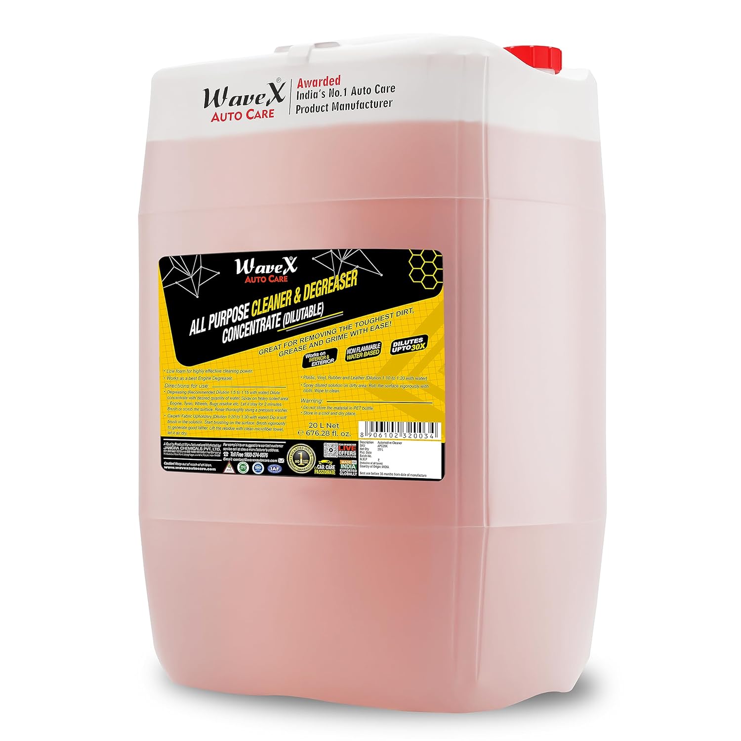 WaveX APC20K All Purpose Cleaner and Degreaser Concentrate (20 L
