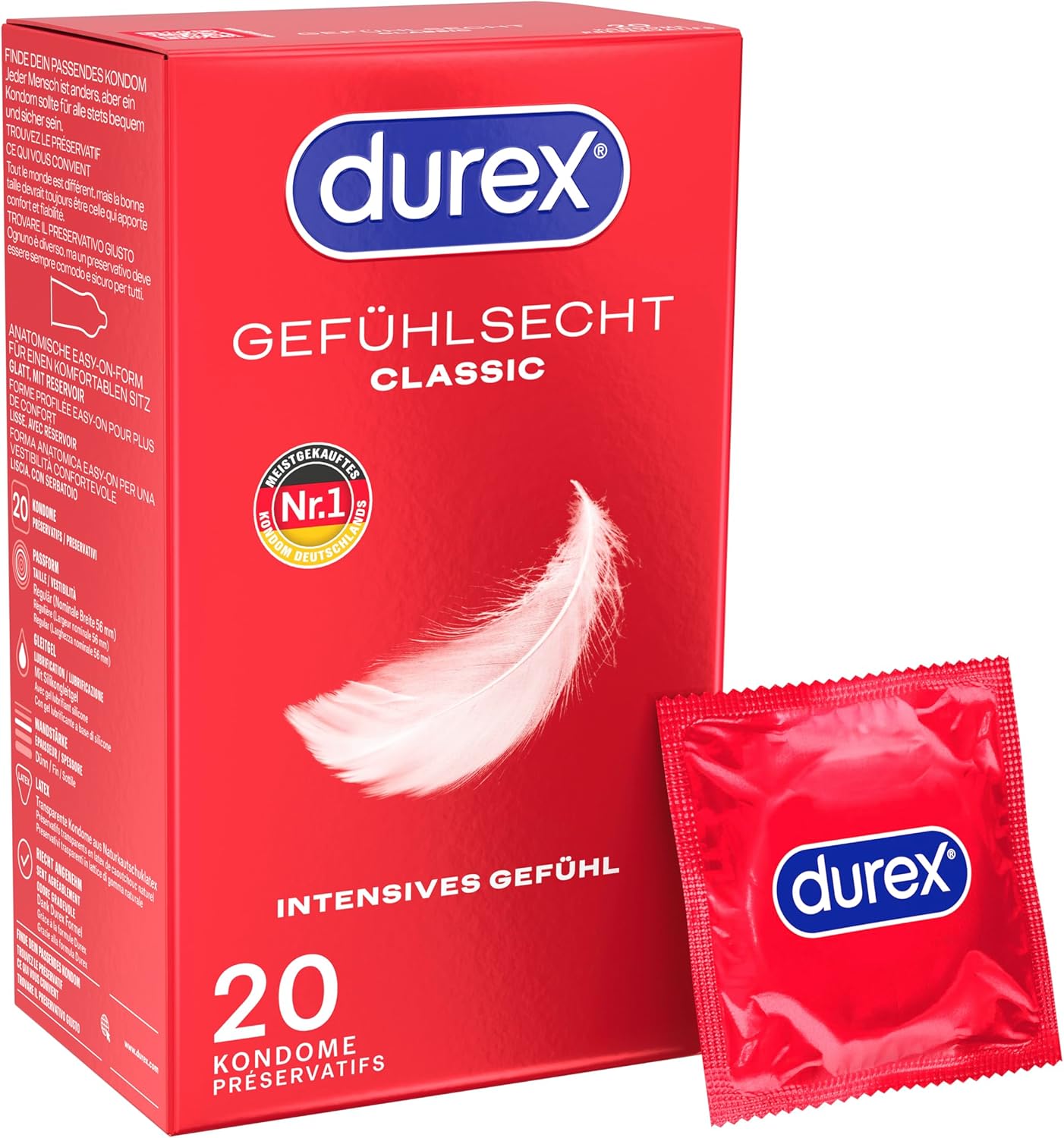 Durex Gefühlsecht Classic Kondome