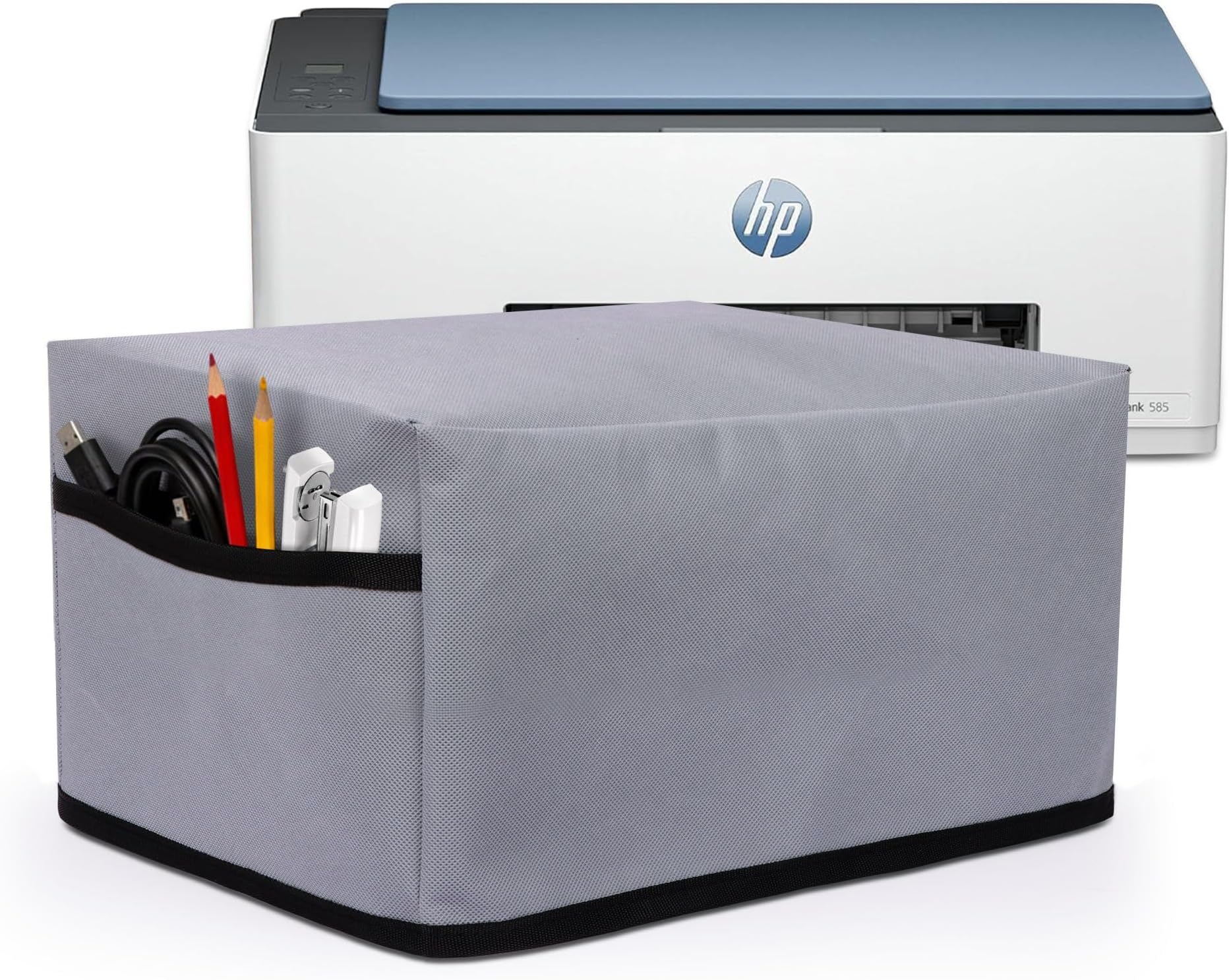Cranique Dust Proof Printer Cover for HP Smart Tank All-in-One 580 / 581 / 585 (Grey)