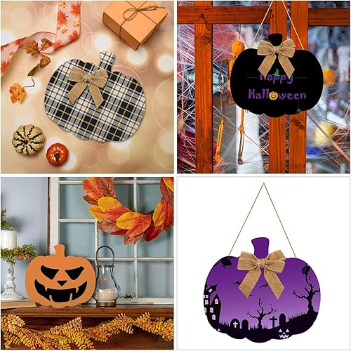 Miniatura 4 de 6 piezas de calabaza de madera grande de 12 pulgadas sin terminar calabaza de madera para manualidades, recortes en forma de calabaza de madera en