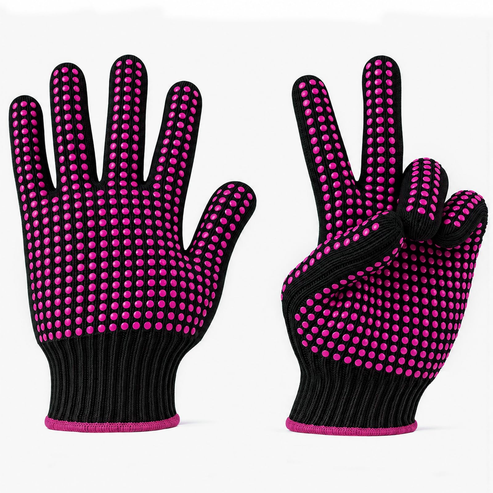 HTVRONT Hitzebeständige Handschuhe für Sublimation, 2 Stück, mit Silikon-Noppen