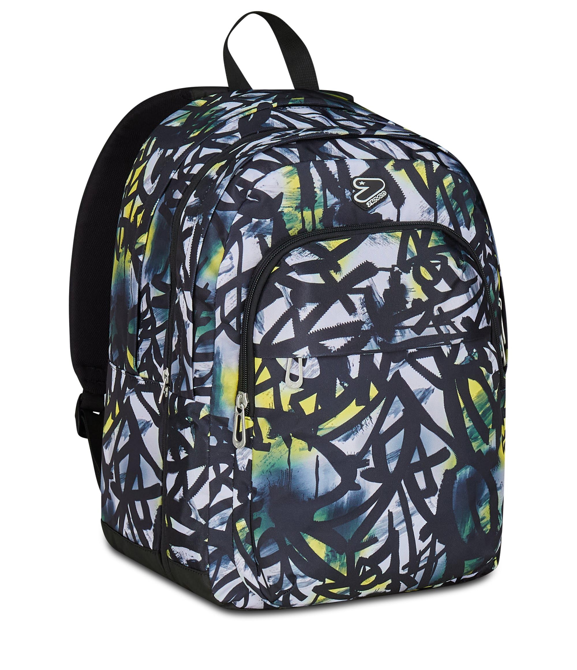 Seven Zaino Scuola Pro XXL Detach con Cuffie Wireless, Grigio, Tasca Interna Porta PC e Tasca Laterale per Borraccia, 33 L, Scuola Media e Superiore, Zaino Ragazzo