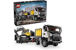 Technic Volvo FMX Truck & EC230 Electric Excavator Building Toy