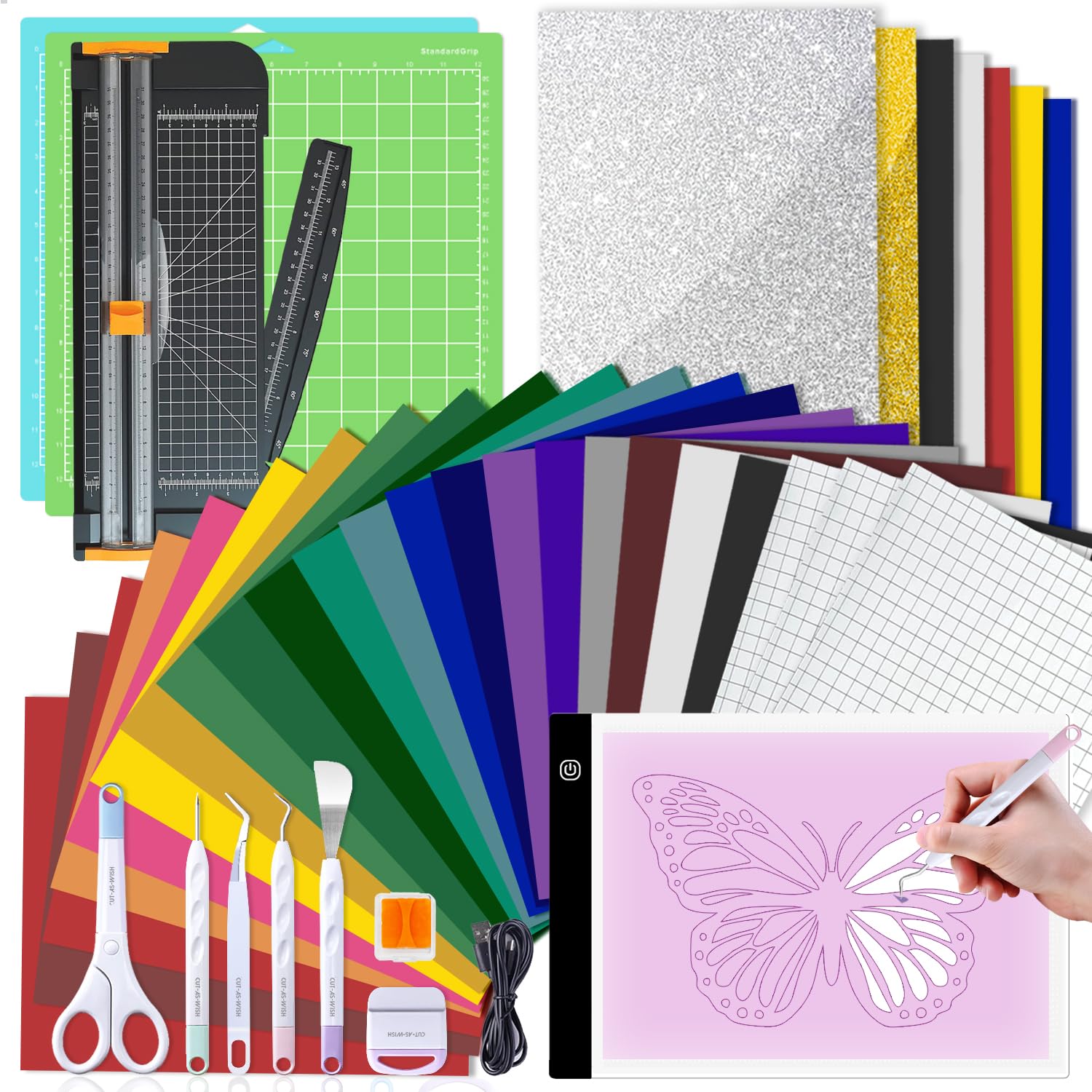 Cutaswish Crafting Bundle: HTV, Vinyl & More! -1