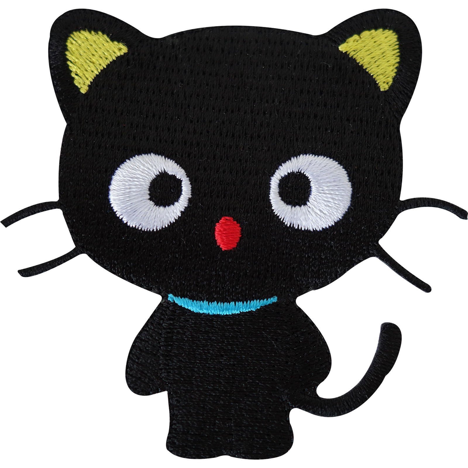 Toppa Ricamata Gatto Nero Portafortuna – Termoadesiva, Da Cucire Su Vestiti, Jeans E Borse (7x6.9 Cm) - 3