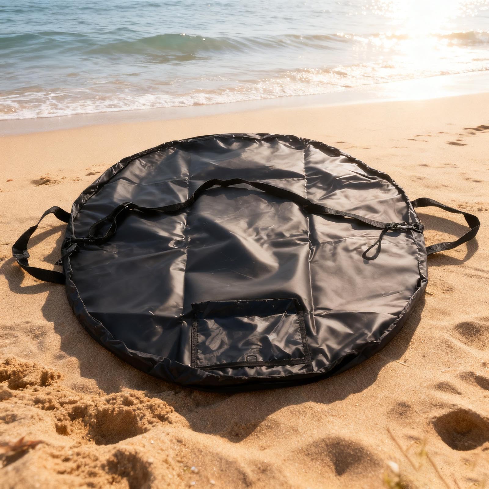 Tapis de Surf Combinaison de Surf | Sac à langer Combinaison avec Tapis Essuyable | Sous-couche imperméable pour le surf | Plongée sous-marine, natation, planche de surf, piscine, voyage et
