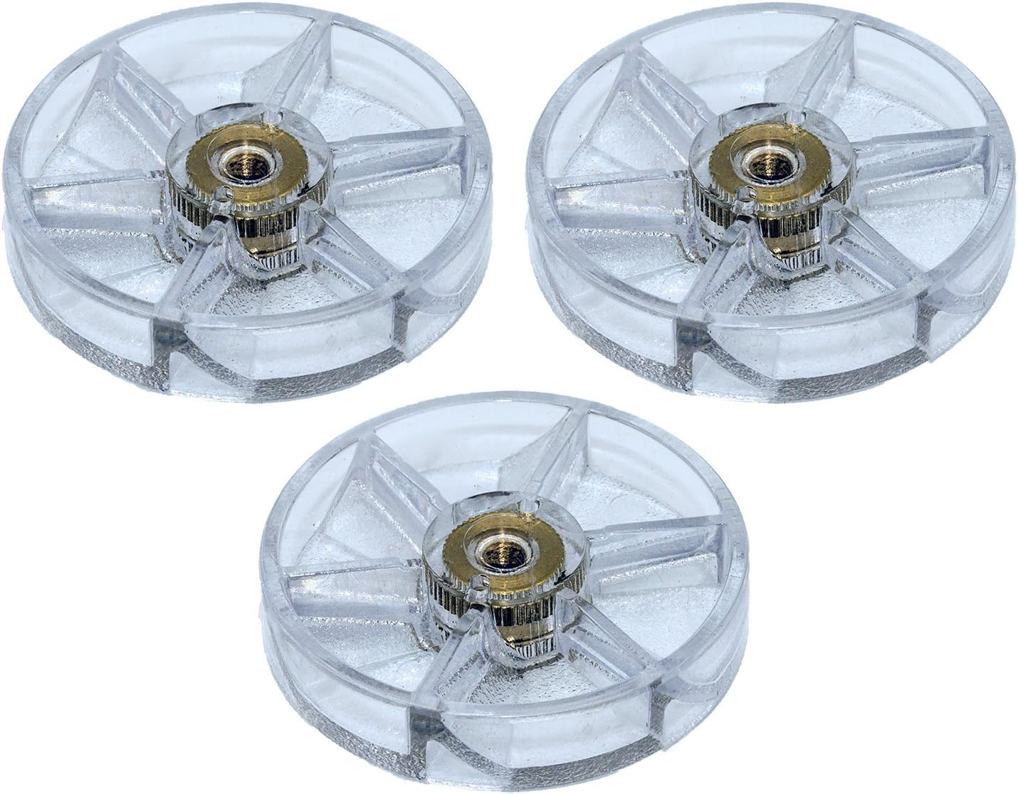 Blendin 3 Pack Replacement Motor Top Base Gear Clutch, Compatible with Nutribullet