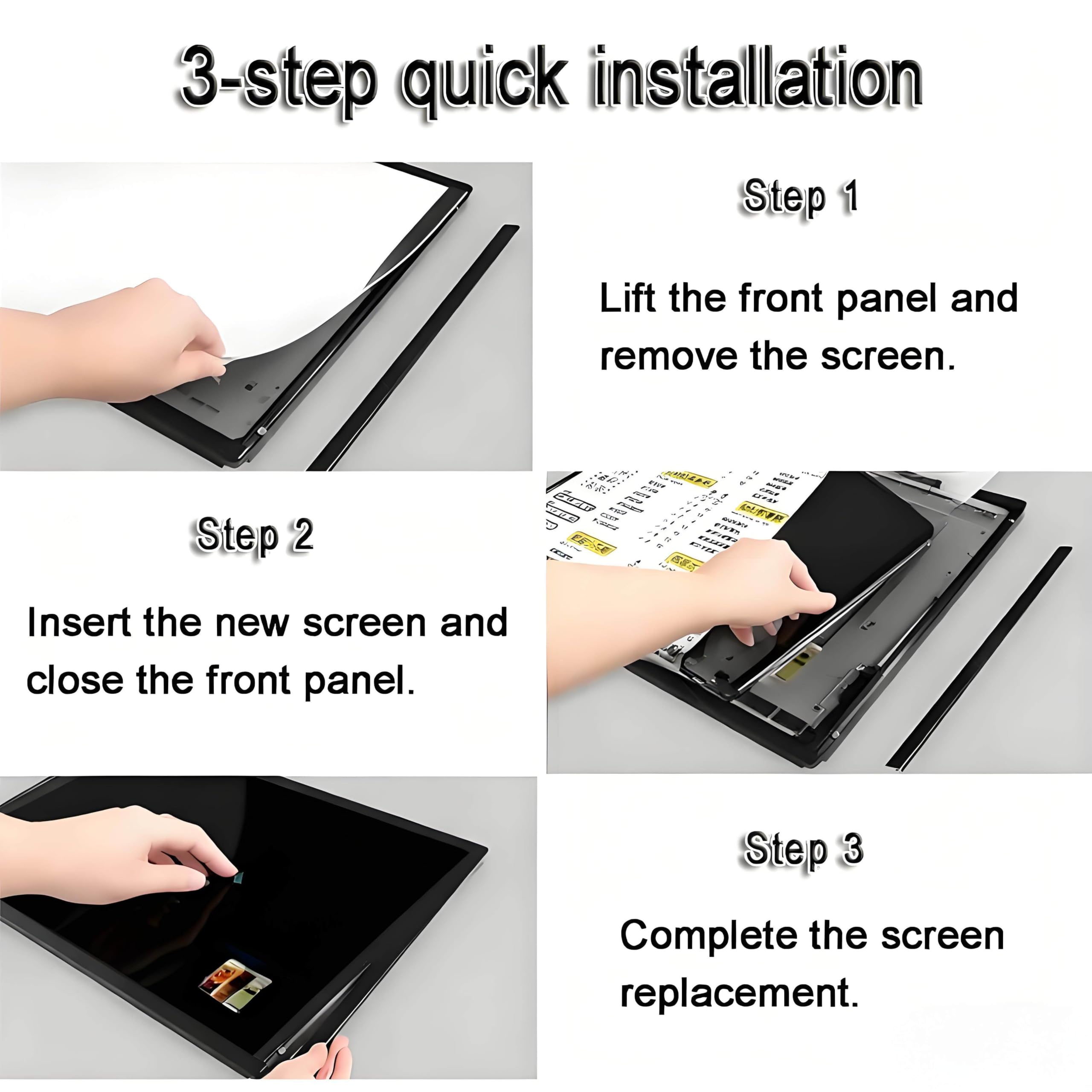 Reproductor Multimedia publicitario con USB para señalización Digital o TV, Pantalla inalámbrica con función para Compartir Fotos, Formato Horizontal/Vertical, 50 x 60 cm (Vertical