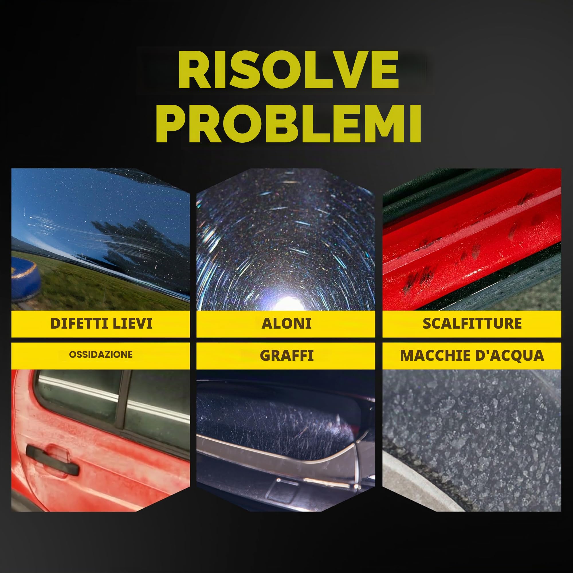 MEGUIAR'S G17216EU Ultimate Compound - Pulizia Auto - Tecnologia Micro-Abrasiva Rimuovi Graffi, Macchie, Swirl, Sicuro su Tutti i Tipi di Finitura - 450 ml