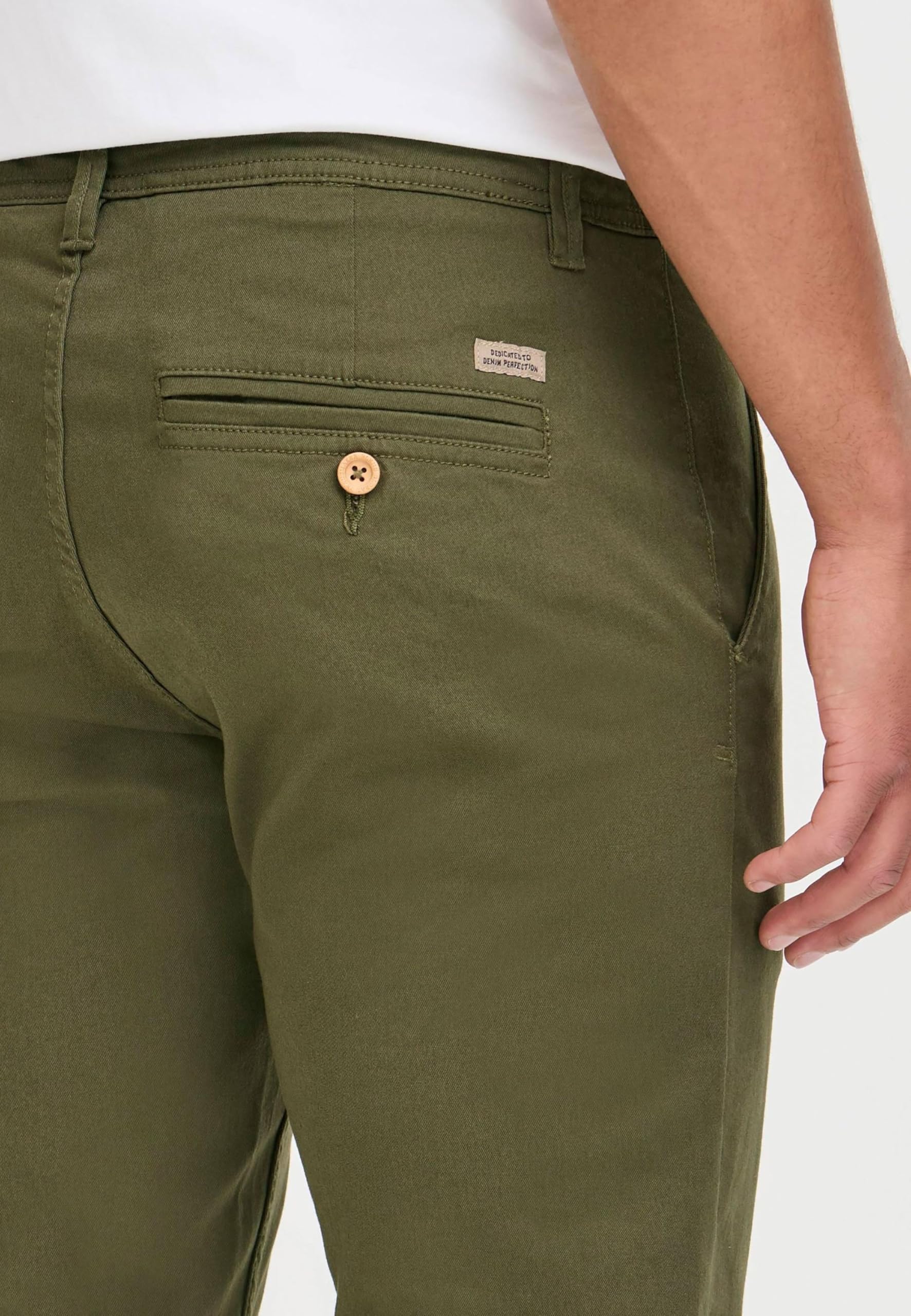 Blend BHNatan Herren Chino Hose Stoffhose Baumwollmischung Slim Fit