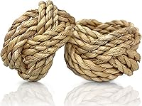 Vista 1 de Juego de 12 soportes tejidos de mimbre para mesa de comedor, decoración de Pascua, diseño de olas del océano