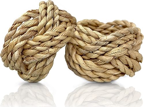 Juego de 12 soportes tejidos de mimbre para mesa de comedor, decoración de Pascua, diseño de olas del océano