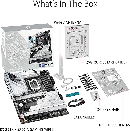 Miniatura 6 de ASUS ROG Strix Z790-A Gaming WiFi II (WiFi 7) LGA 1700 (Intel 14 y 13 y 12 generación) ATX placa base para juegos (DDR5, 5X M.2 ranuras, PCIe 5.0
