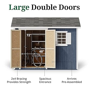 Amazon.com : Little Cottage Co. 8x10 Classic Workshop Shed