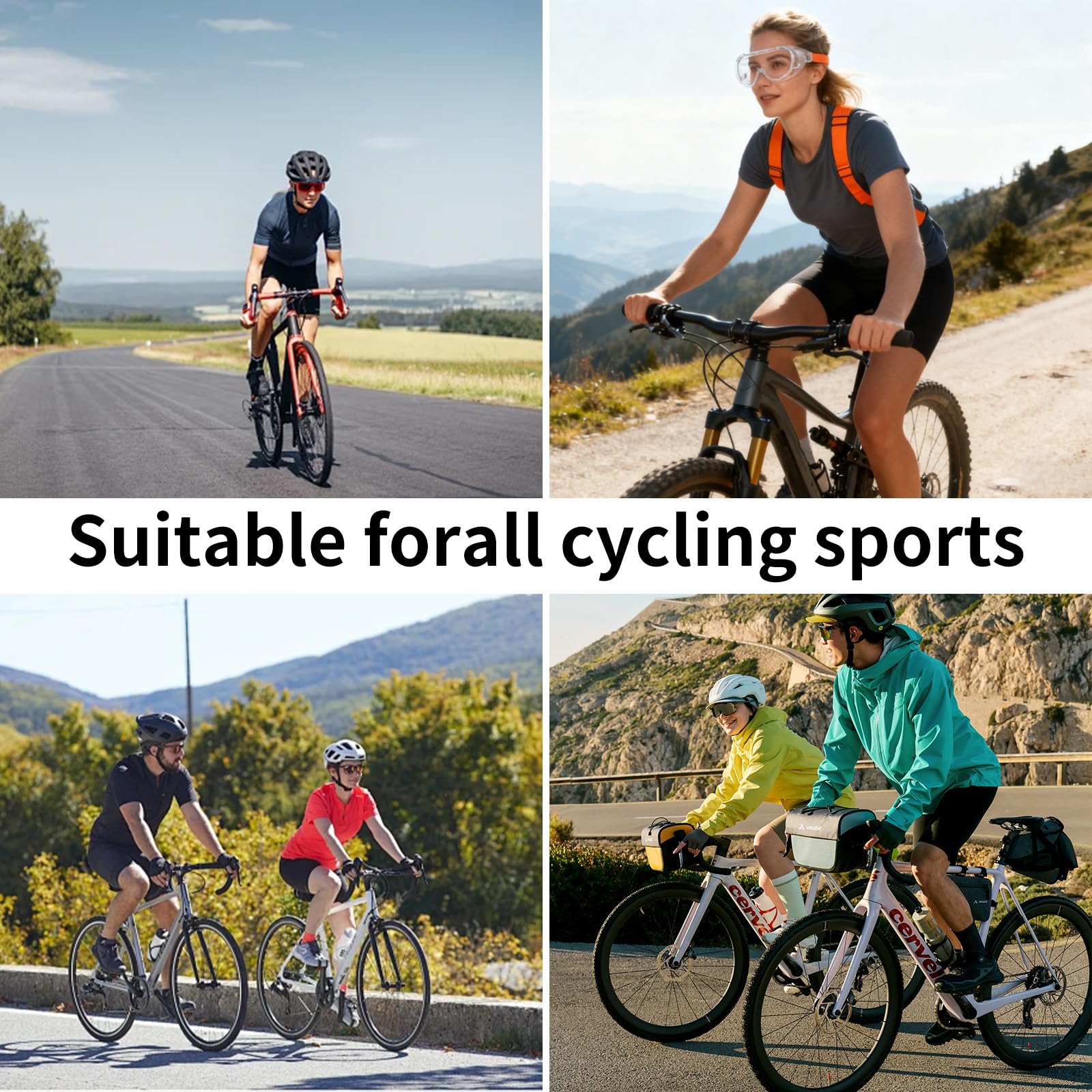 Culotte Ciclismo Hombre, 5D Acolchados Culote Ciclista Hombre Resistente a los Golpes Secado rápido Transpirable Pantalon Ciclista Acolchados Calzoncillos Ciclismo para MTB Ropa Ciclismo