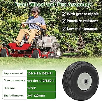 Amazon.com: 105-3471 Front Wheel and Tire Assembly Replacement for