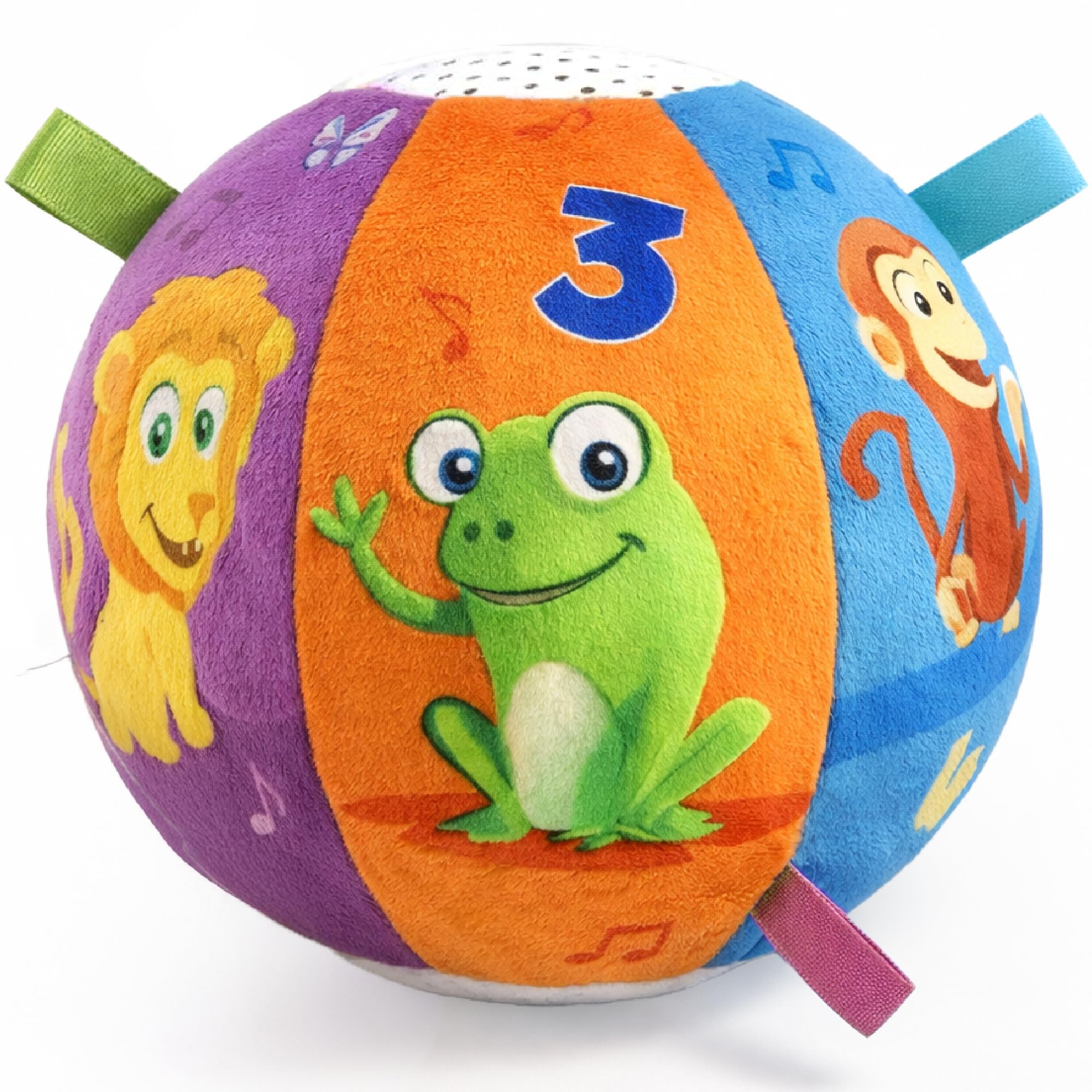 Move2Play, Hilariously Interactive Baby Ball with Music & Sound Effects | First Birthday Gift | Toddler Toy for Boys & Girls | Age 6, 9, 12, 18+ Month | 1, 2+ Year's Old (Baby Ball)