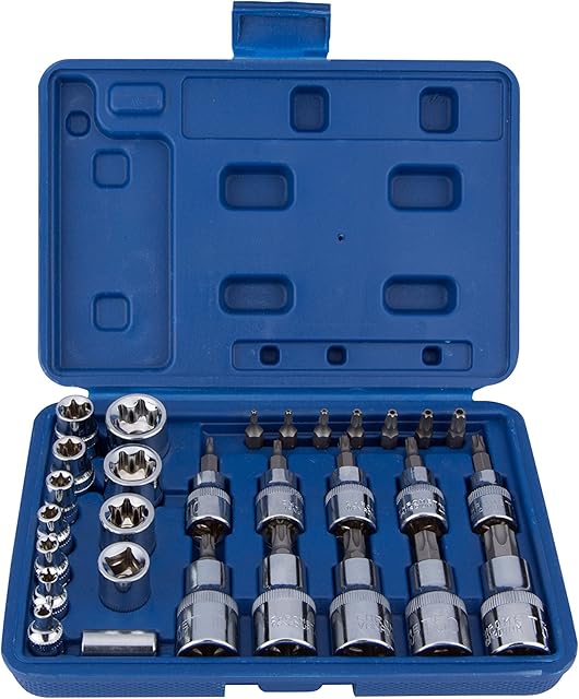 BlueSpot 01529 29 PCE Torx Socket & Bit Set