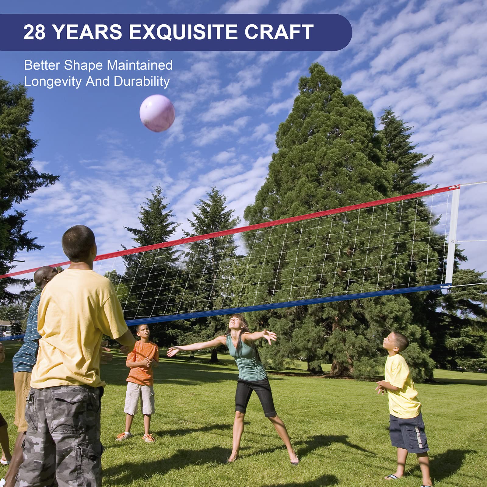 Filet de Volley-Ball Professionnel, résistant, câble en Acier aéronautique, Bandes latérales épaisses, extérieur et intérieur