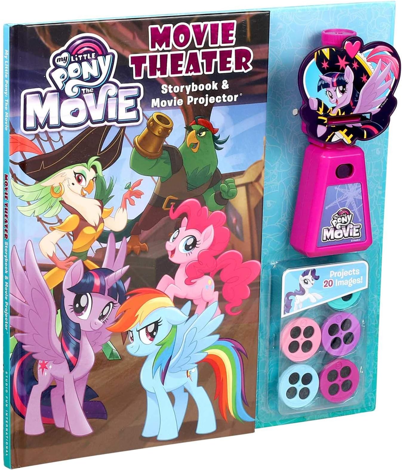 My Little Pony: The Movie: Movie Theater Storybook & Movie Projector® Hardcover – September 5, 2017