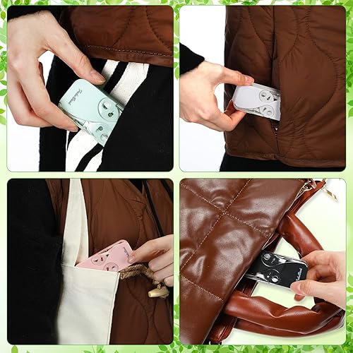 Miniatura 7 de Dispensador de hilo dental portátil 16 unidades dispensador automático de púas dentales soporte de hilo dental recargable organizador de hilo dental