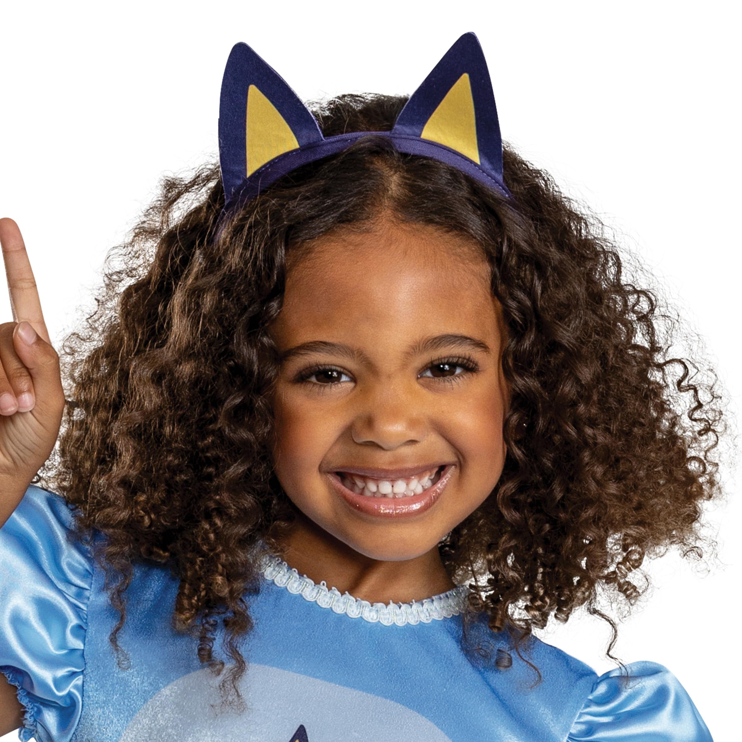 Bluey Dress Costume per bambini, costume classico da ufficiale, Bluey