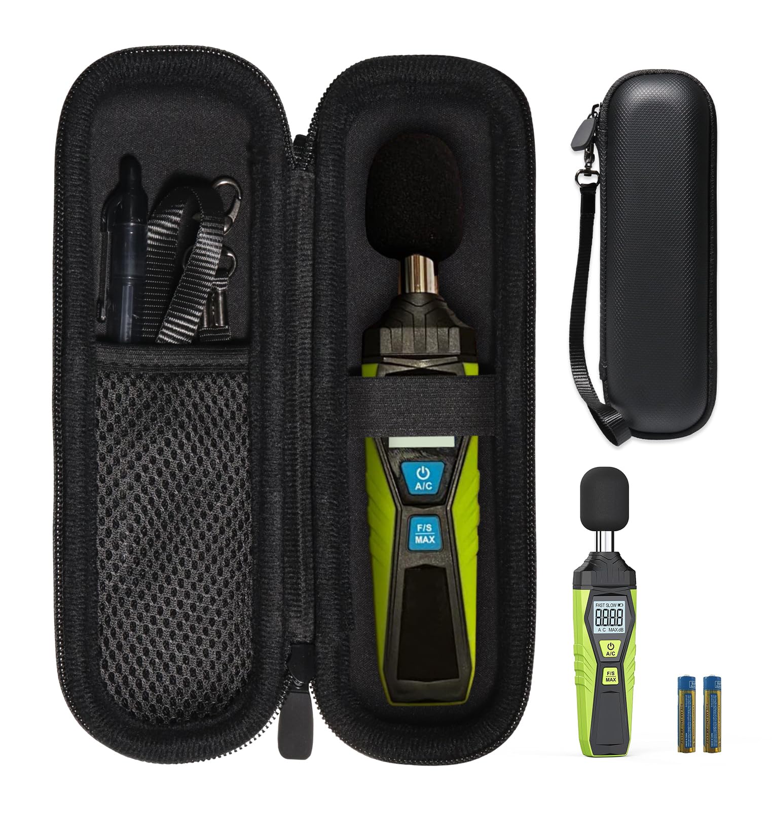 CaseSack Case for Decibel Meter, Tadeto Digital Sound Level Meter Portable SPL Meter-picture-29