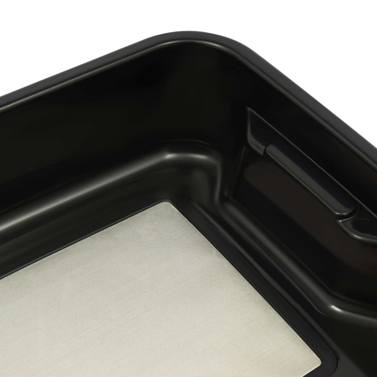 Trim Bin Pro taca do trymowania, z siatką ze stali nierdzewnej o grubości 150 µm, sitko na pyłki z nożyczkami, szczotką, kartą powiększającą i tabletką do czyszczenia ziół, zestaw Trim Bin