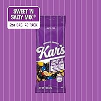 Vista 2 de Kar's Nuts Original Sweet 'N Salty Trail Mix, paquetes individuales, paquete a granel de 72, aperitivos sin gluten, 144 onzas