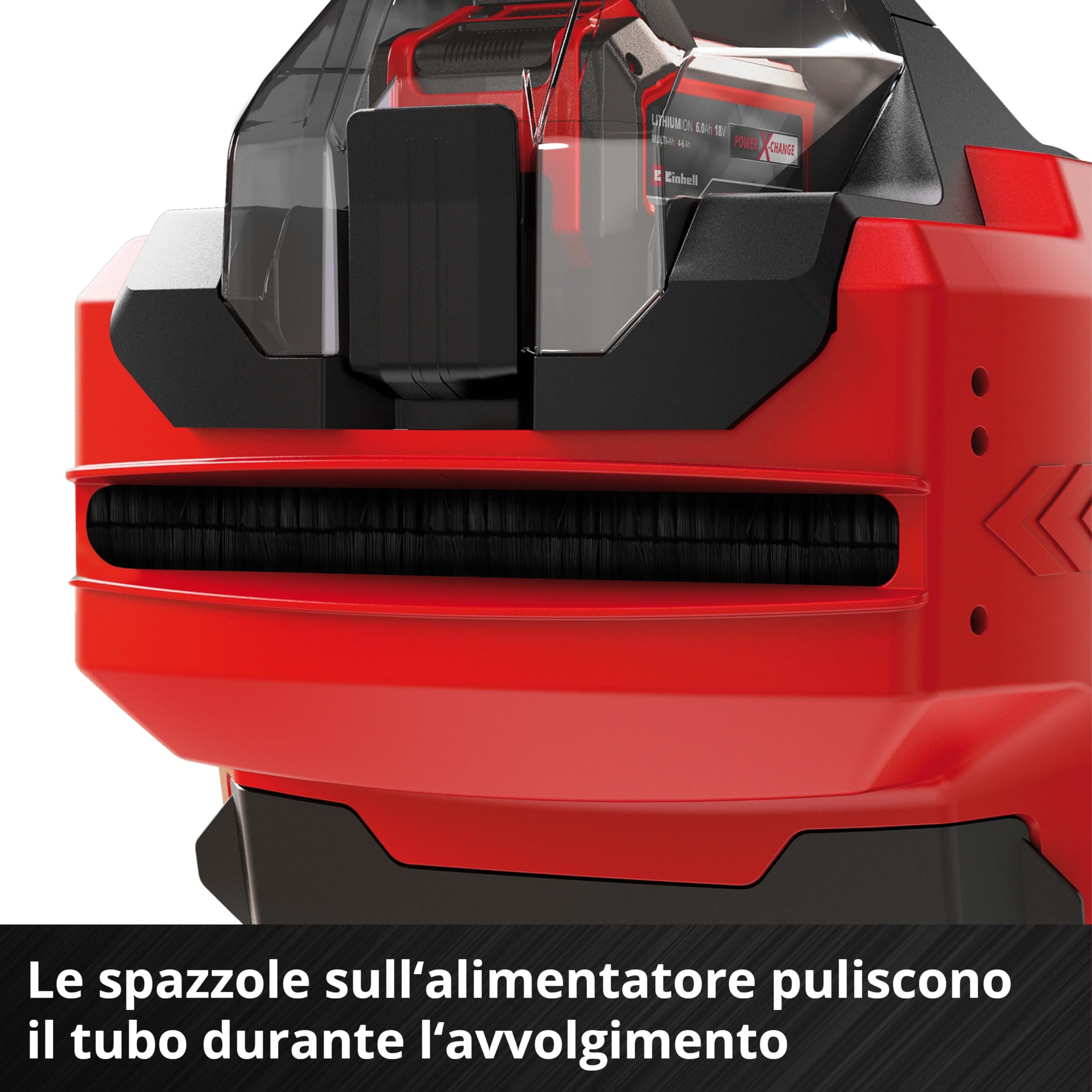 Einhell Tamburo avvolgitubo a batteria GE-HR 18/30 WH Li-Solo (18 V, avvolgitubo automatico, orientabile a 180°, supporto a parete, tubo di collegamento da 1,5 m, senza batteria e senza tubo)