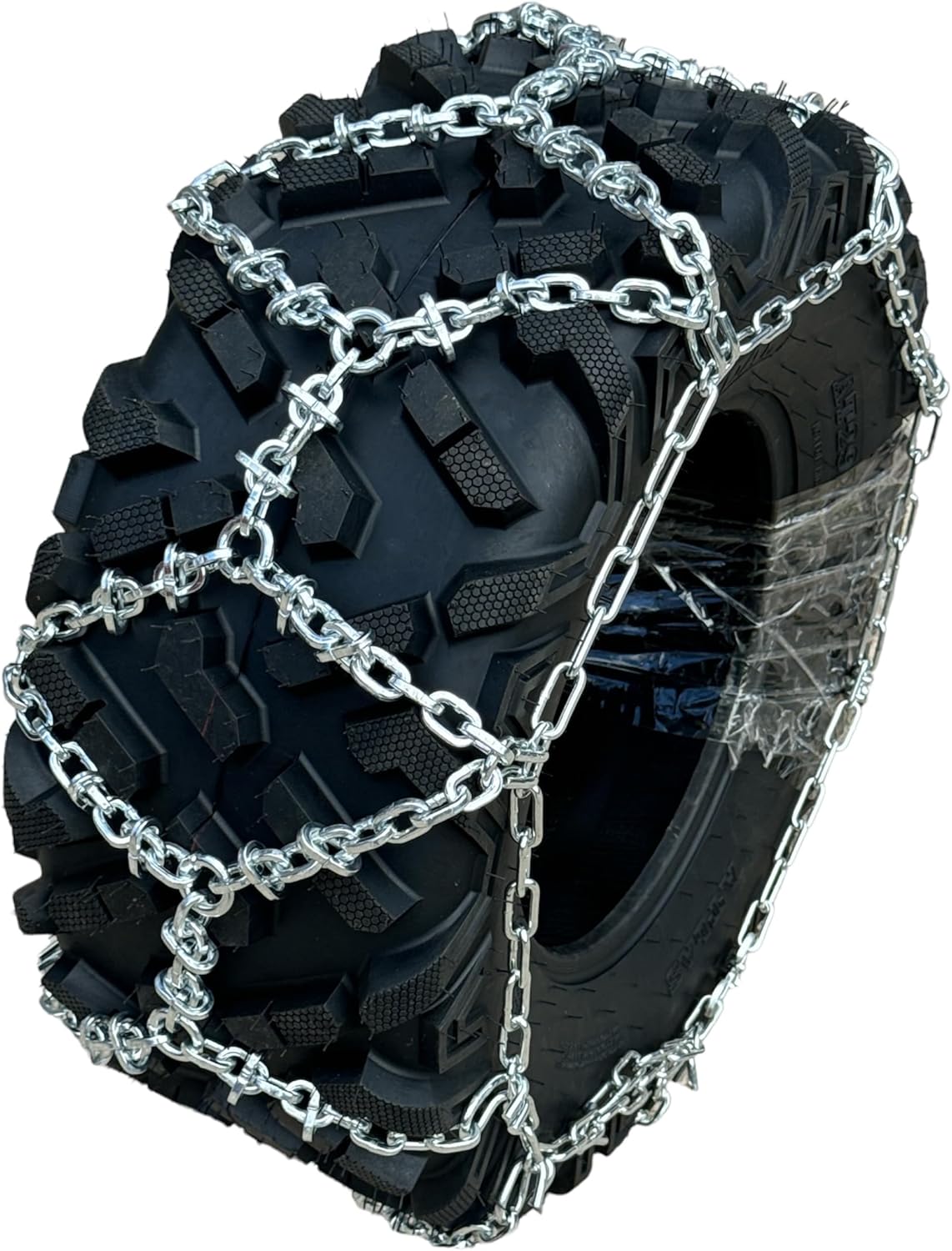TireChain.com 8.5-17.5 Reinforced European Style Net European Diamond Tire Chains, priced per pair (set of 2)